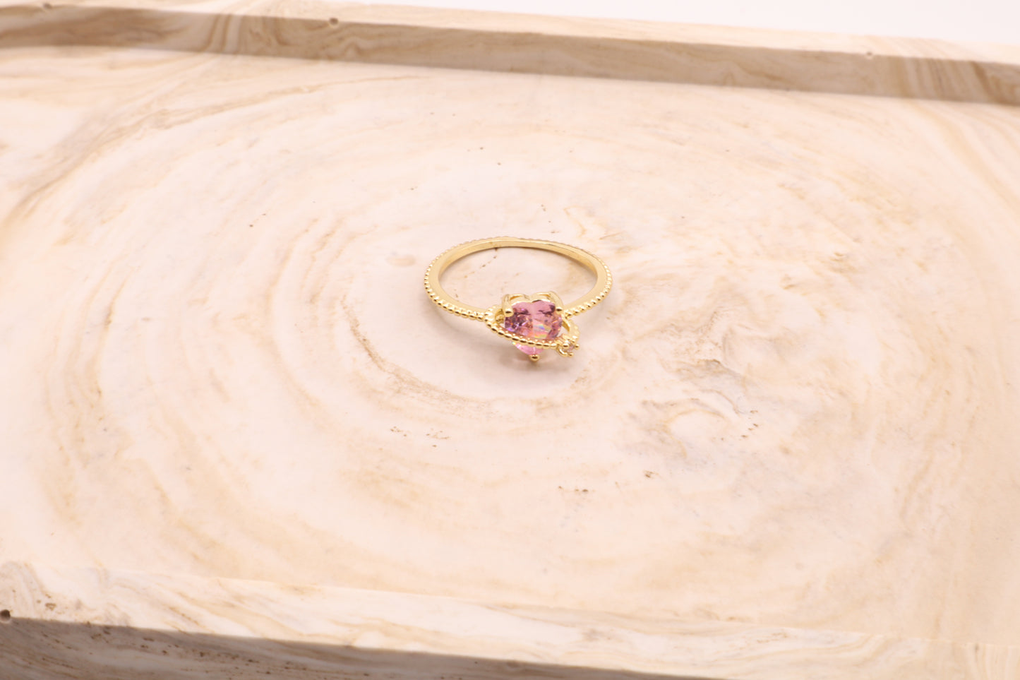 Heart planet ring (two colors)