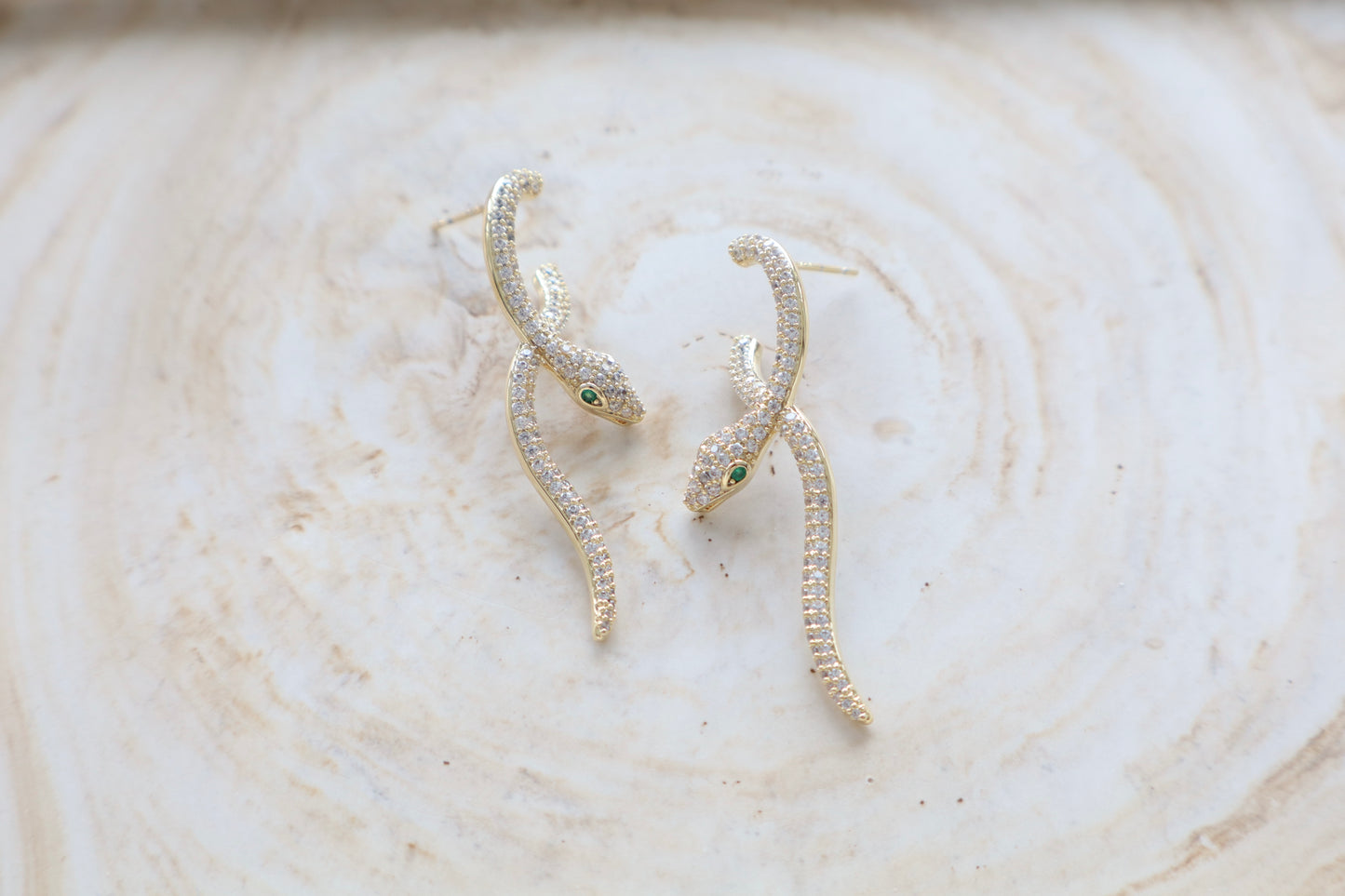 Serpent earrings