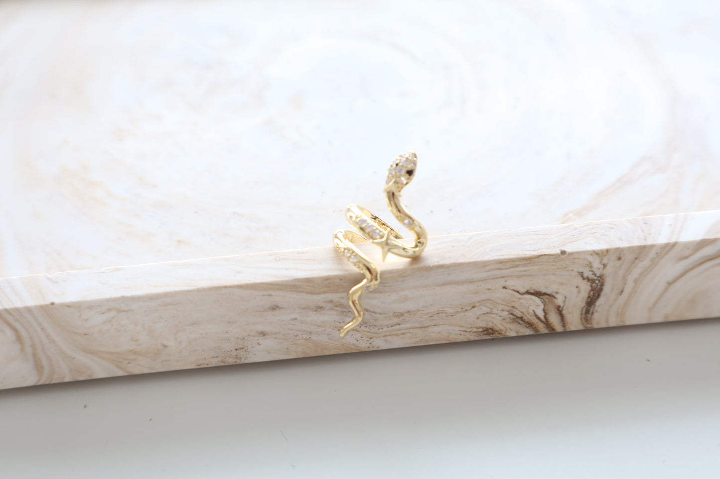 Serpent ear cuff