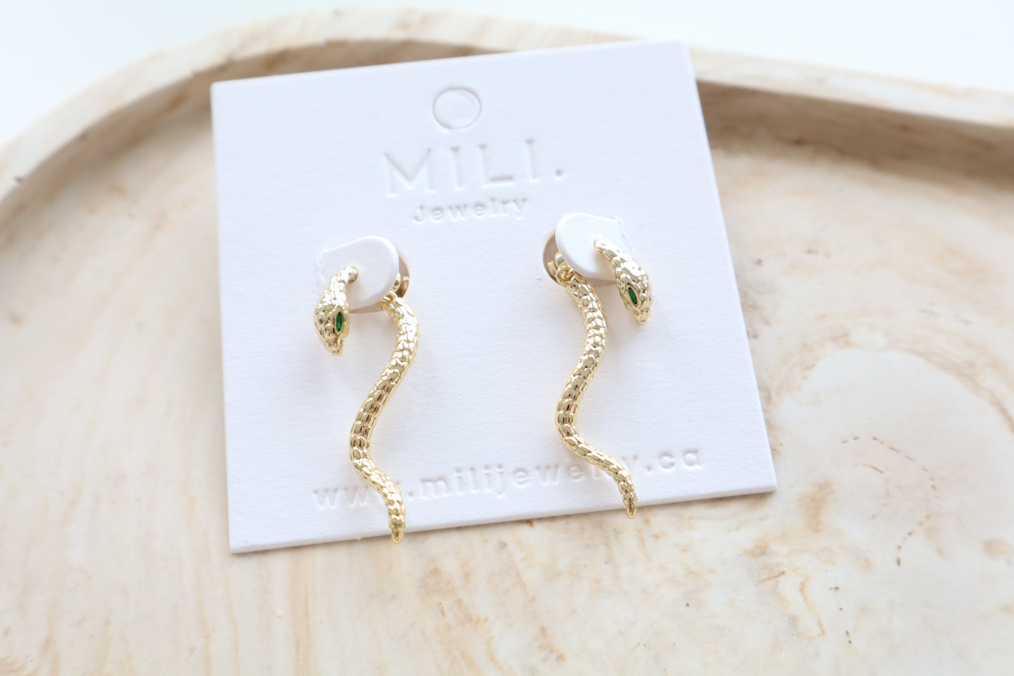 Serpent earrings