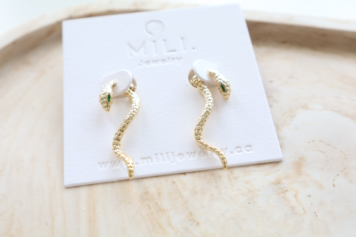 Serpent earrings
