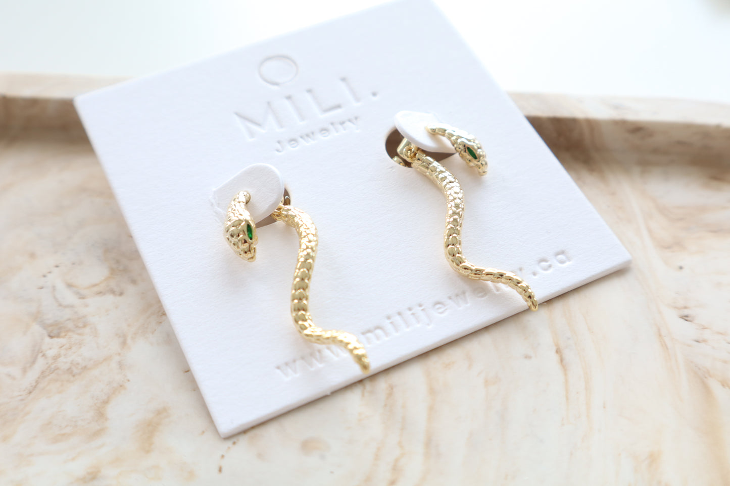 Serpent earrings