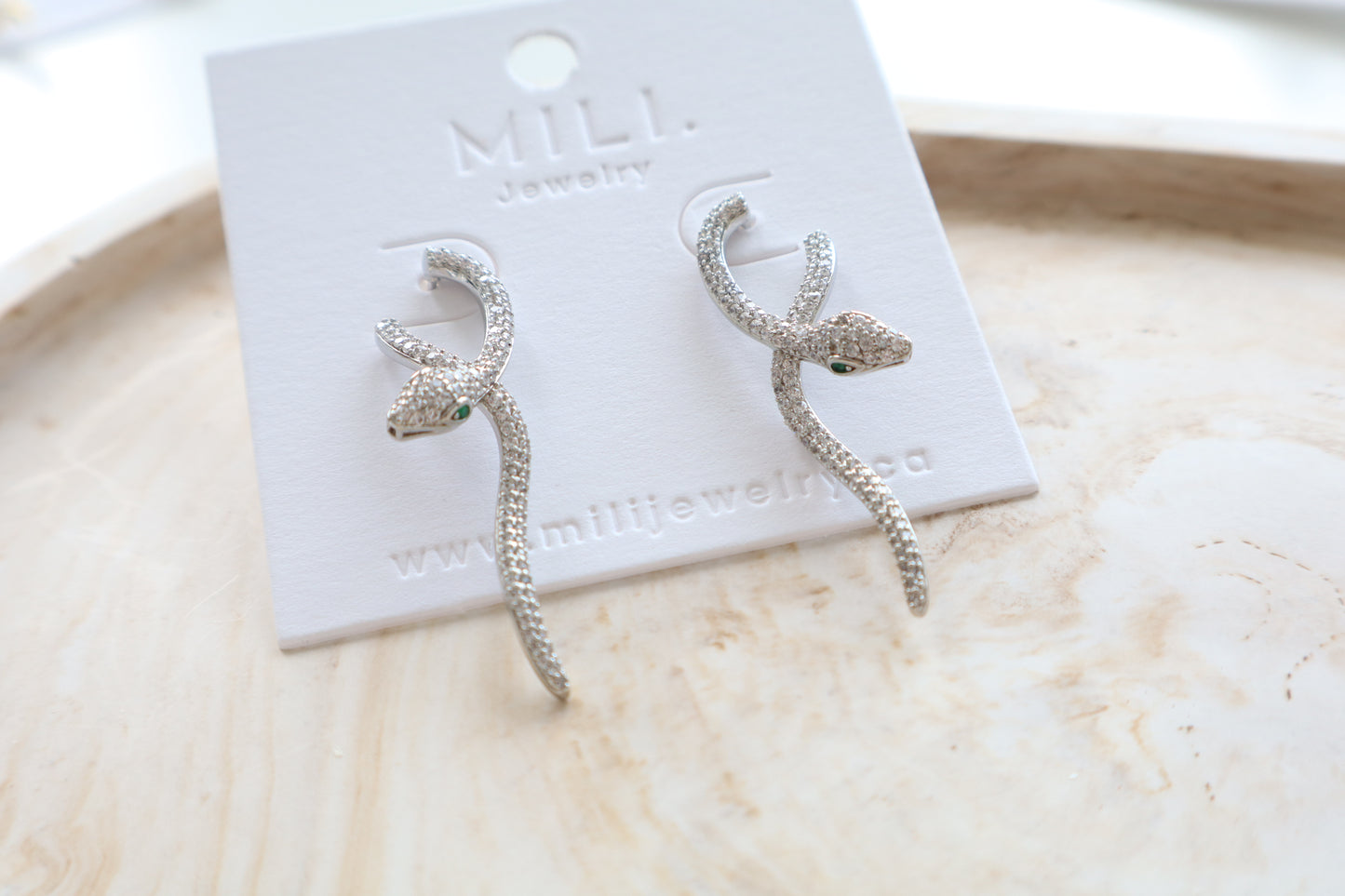 Serpent earrings