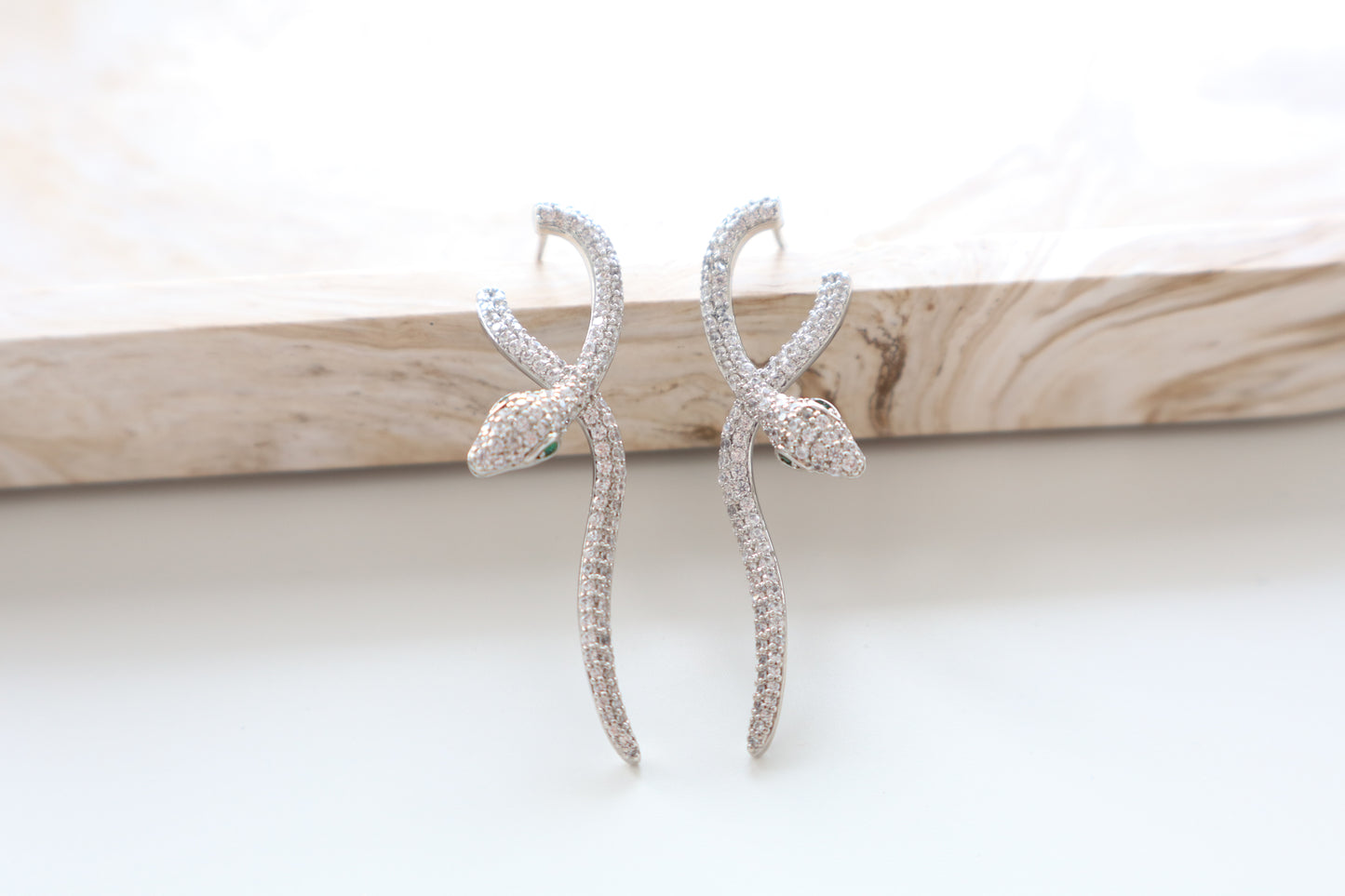 Serpent earrings
