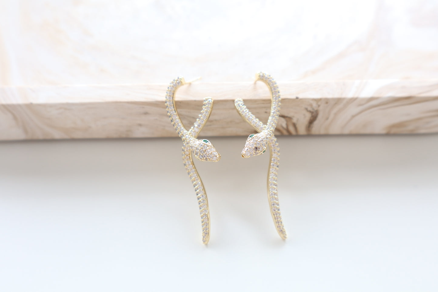 Serpent earrings