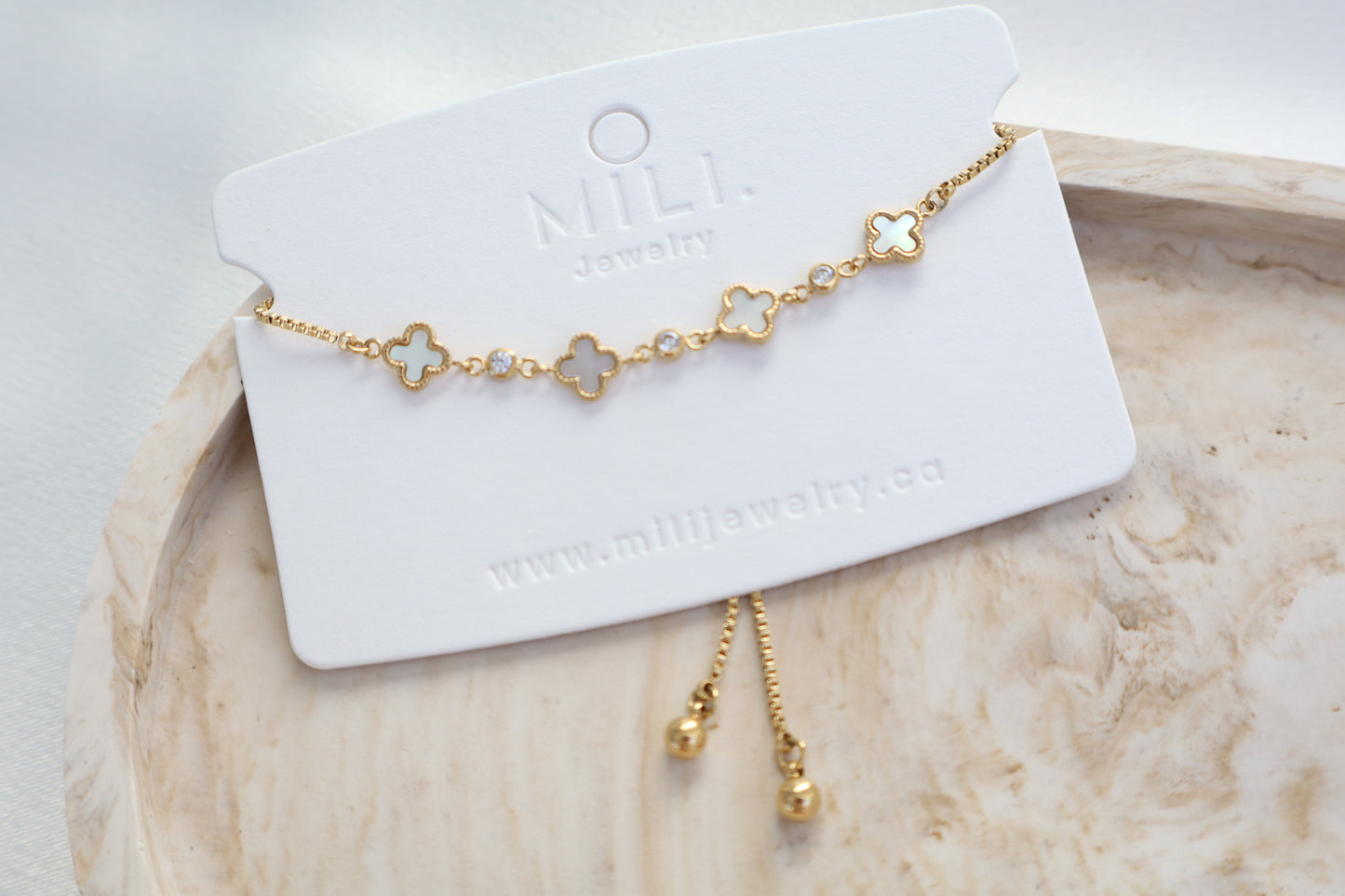 Emma bracelet (DS, mother of pearl)