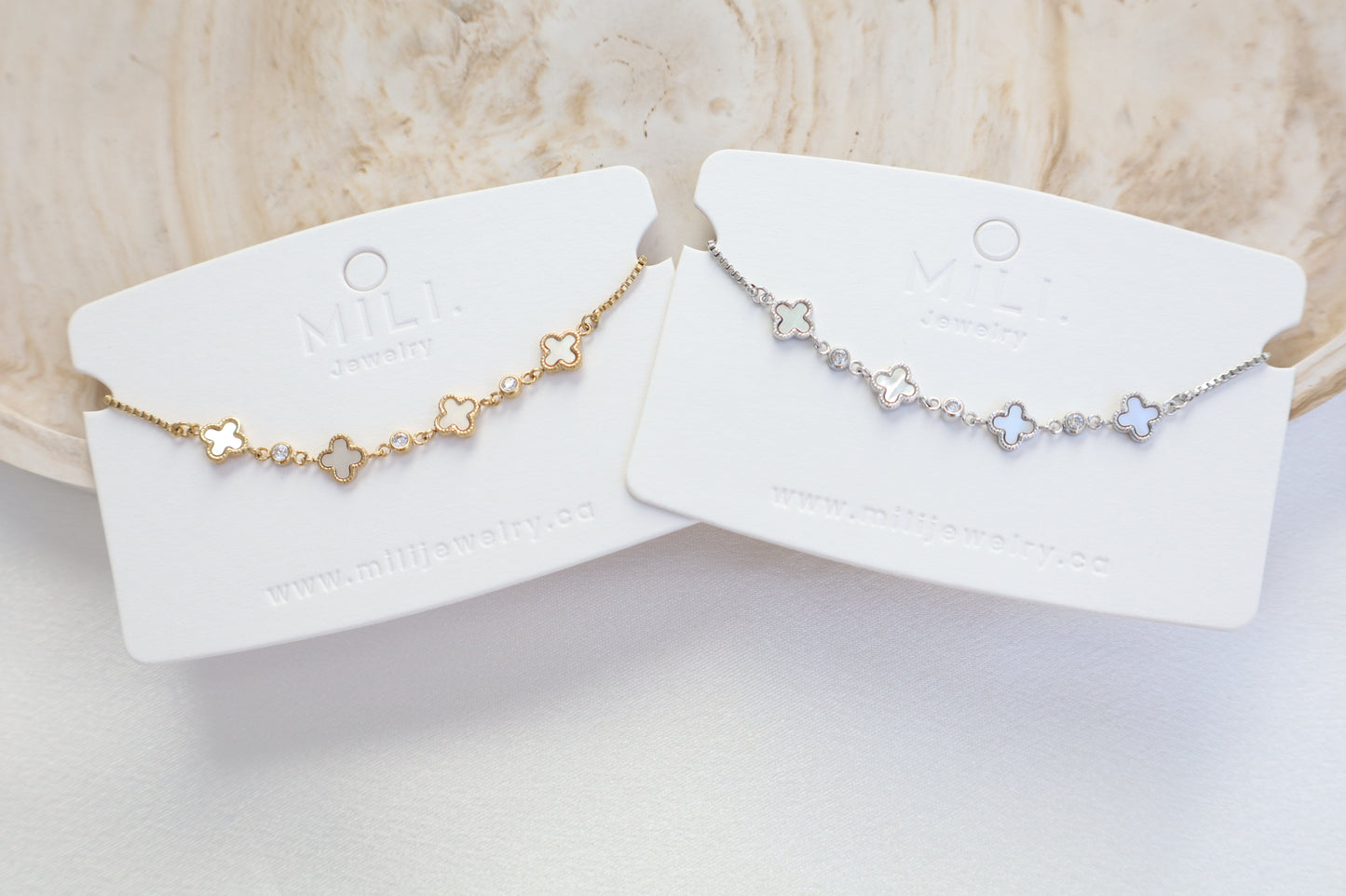 Emma bracelet (DS, mother of pearl)