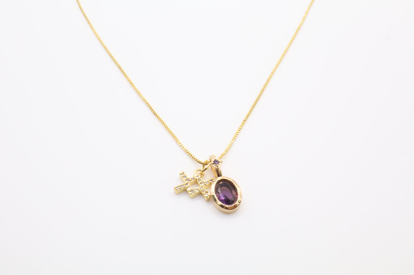 Birthstone necklace