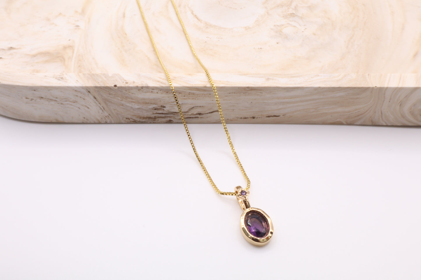 Birthstone necklace