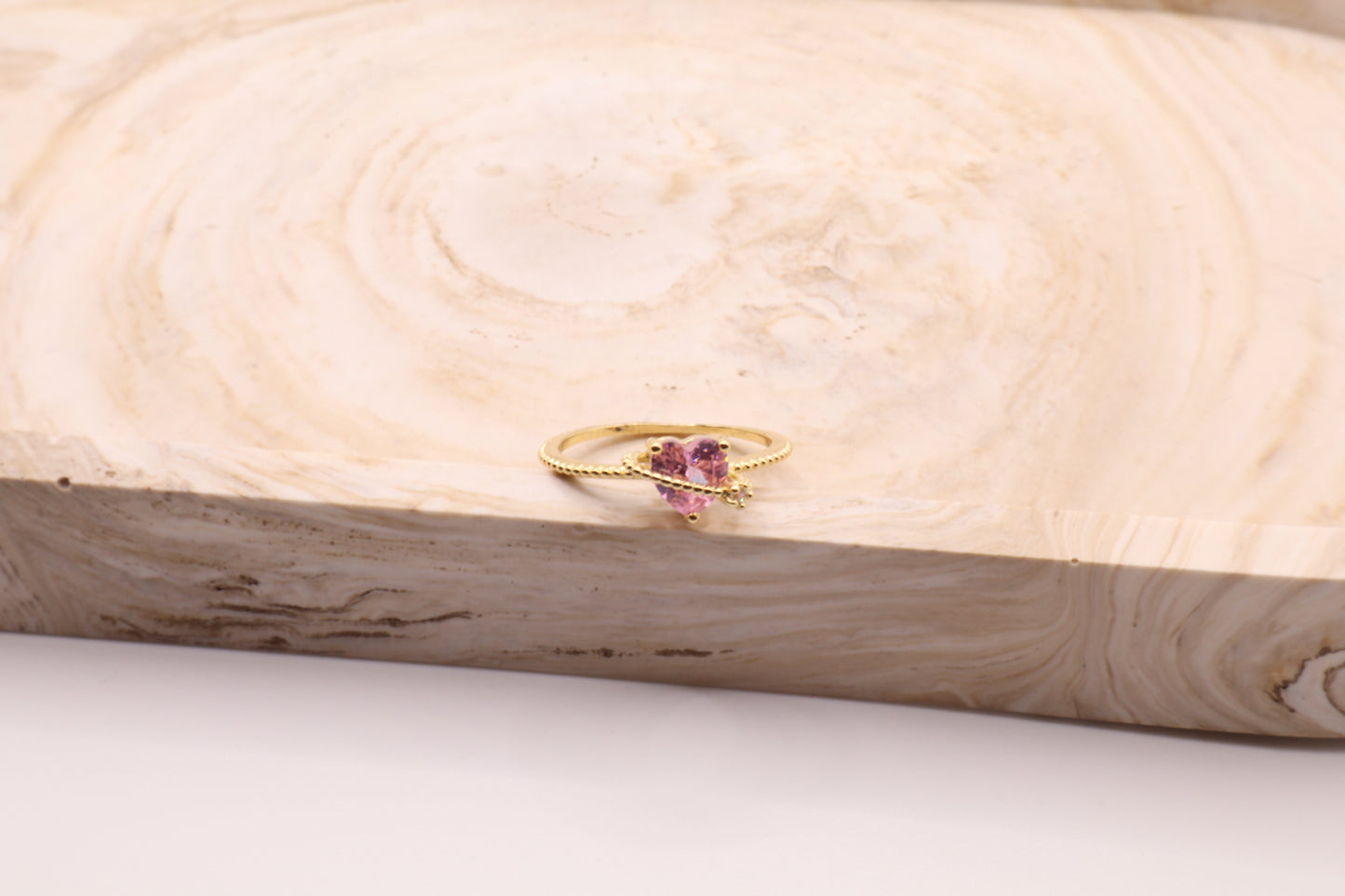 Heart planet ring (two colors)
