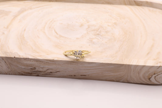 Heart planet ring (two colors)