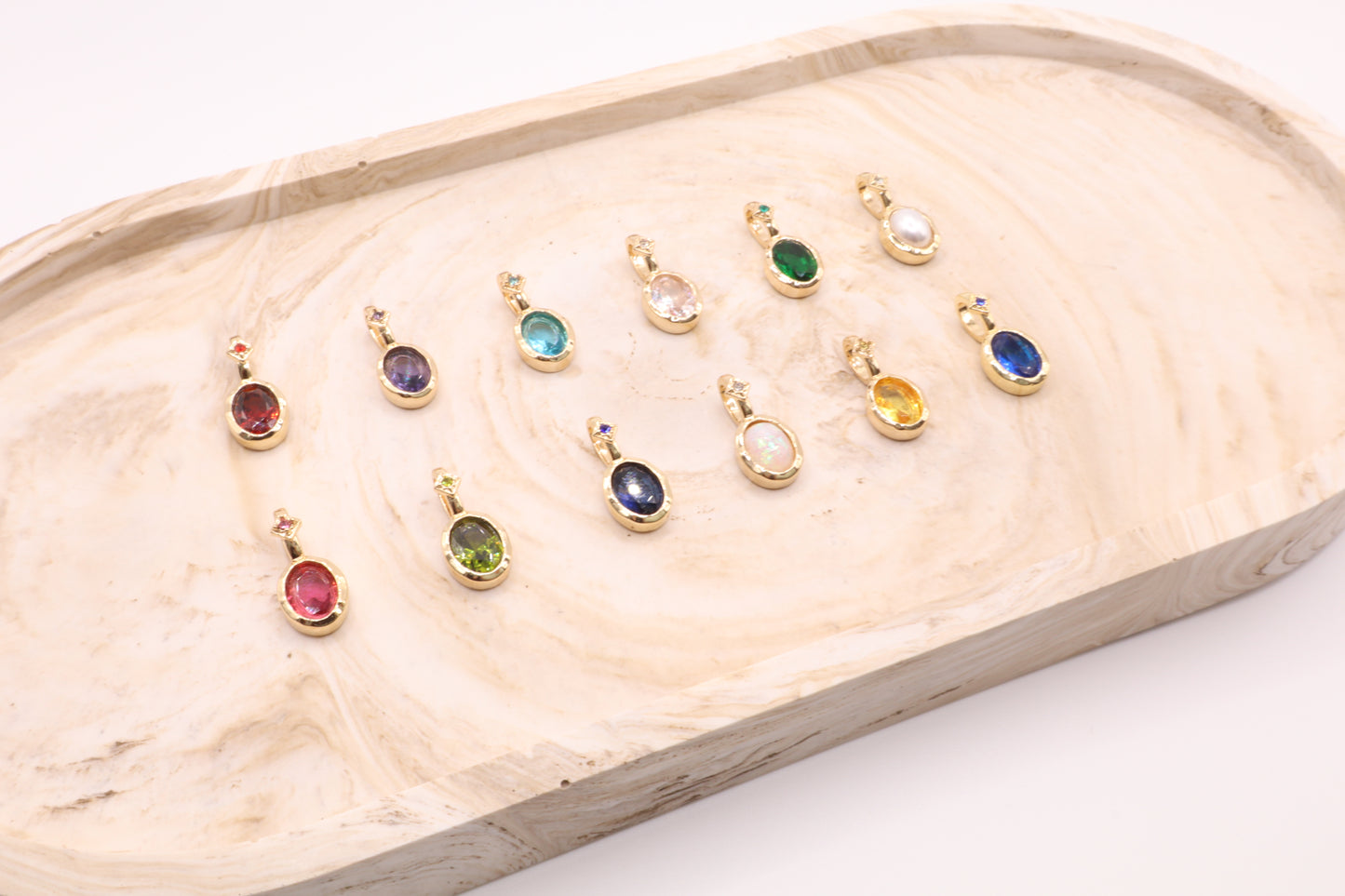 Birthstone necklace