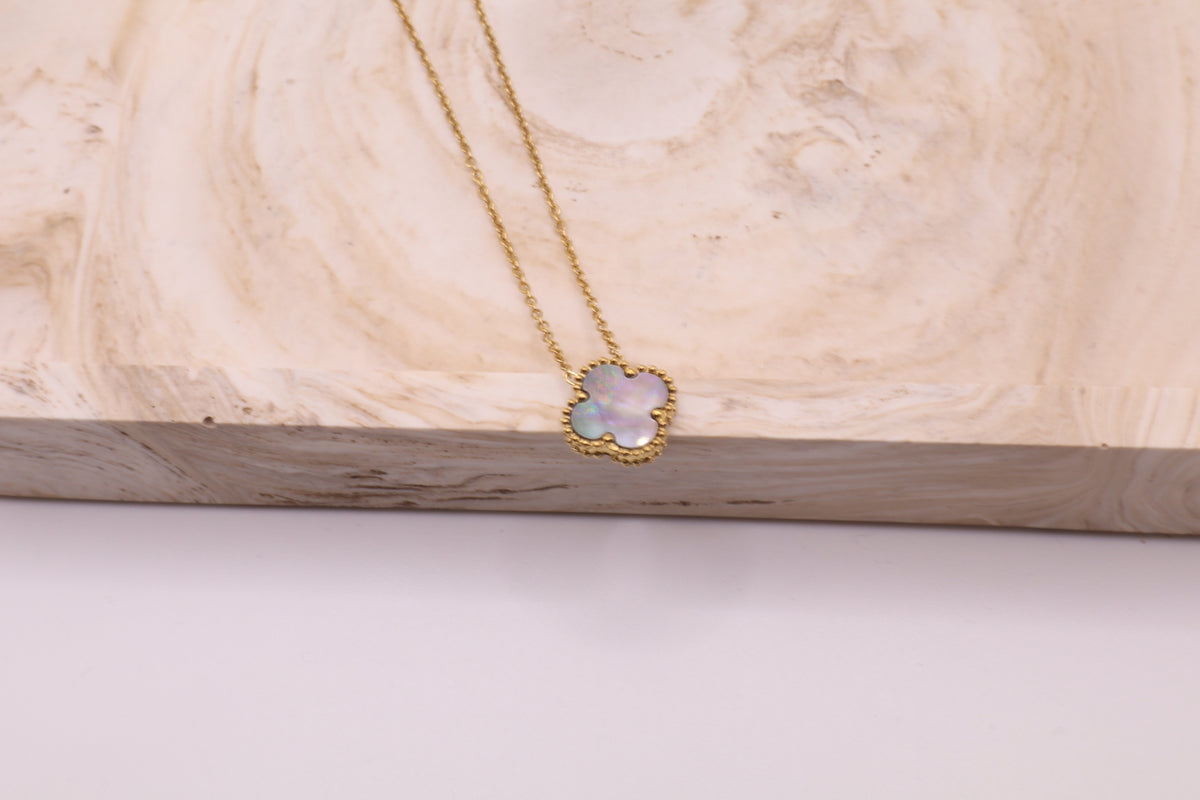 Emma pendant necklace (grey)