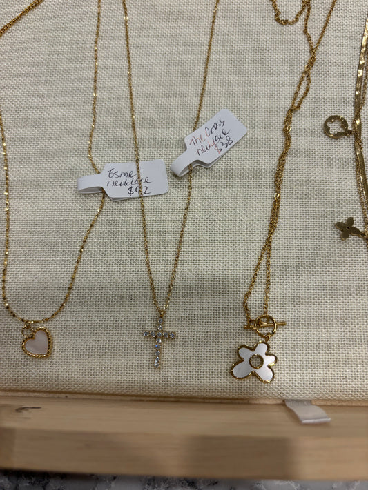 The cross necklace