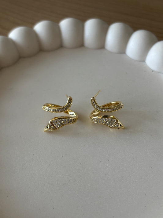 Serpent earrings